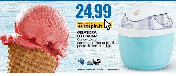 gelatiera Eurospin - Ricettepercucinare.com